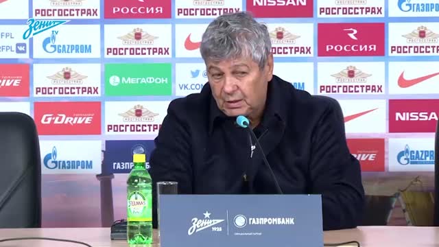 Пресс-конференция после матча «Зенит» — «Томь»