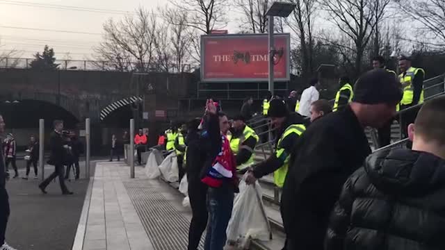 Польские болельщики поддержали ЦСКА на матче в Лондоне