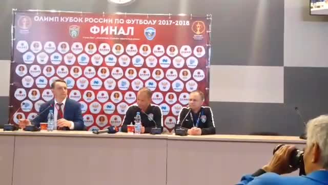 Пресс-конференция главного тренера «Тосно» Дмитрия Парфенова