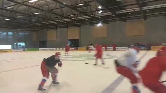 Никита Гусев провёл первую тренировку со сборной России