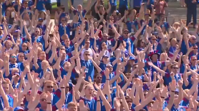 Самые яркие моменты ЧМ с участием фанатов из Исландии