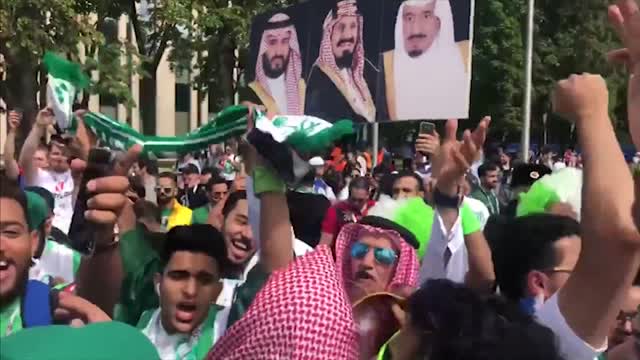Самые яркие моменты ЧМ с участием фанатов из Саудовской Аравии