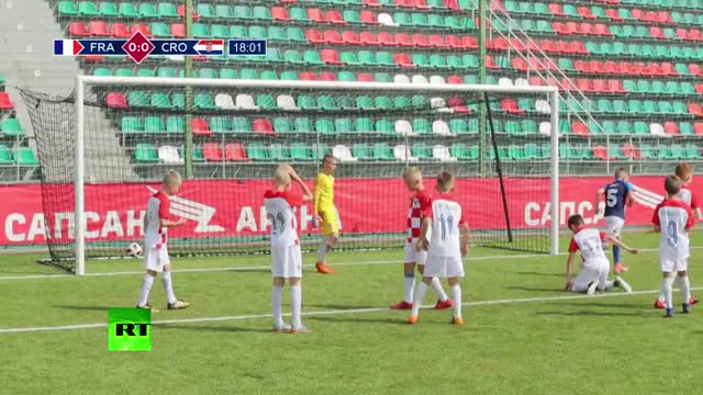 Российские дети повторили матч финала ЧМ-2018