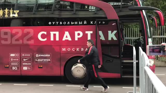 «Спартак» приехал на матч с ЦСКА