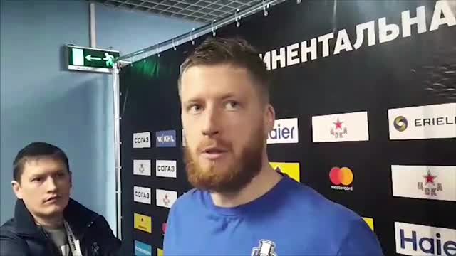 Защитник СКА Белов — о первом матче серии и отмененном голе