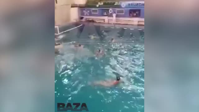 Тренер по водному поло устроил массовую драку в бассейне