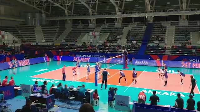 Сетбол сборной России во второй партии