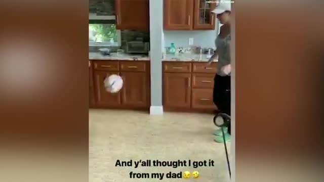 Пулишич проиграл своей маме в жонглировании мячом