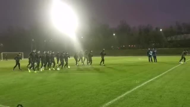 Открытая тренировка ЦСКА перед матчем с «Лудогорцем»