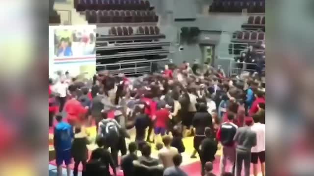 В Ингушетии во время турнира по самбо произошла массовая драка
