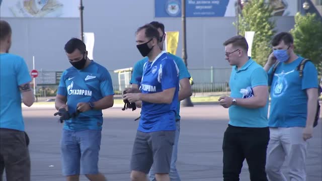 Стадион «Газпром Арена» принял первый матч после карантина