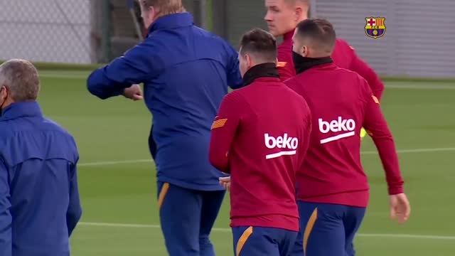 «Барселона» готовится к матчу с «Вальядолидом»