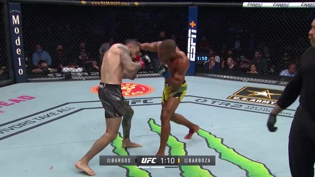 Барбоза нокаутировал Бургоса на турнире UFC 262