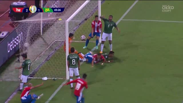 2:1. Ромеро (Парагвай) выводит свою команду вперед