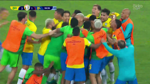 Бразилия в концовке вырвала победу в матче с Колумбией