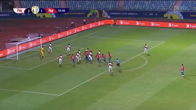 2:2. Алонсо (Парагвай) забивает и сравнивает счет!