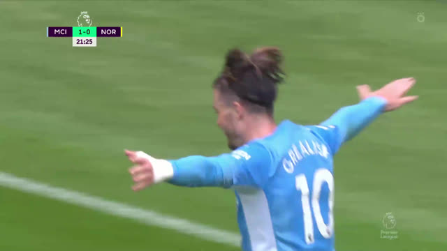 2:0. Грилиш забивает свой первый гол за «Манчестер Сити»!