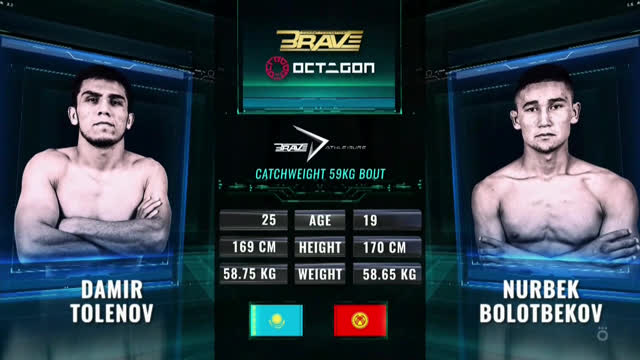 Brave CF 53. Дамир Толенов vs Нурбек Болотбеков