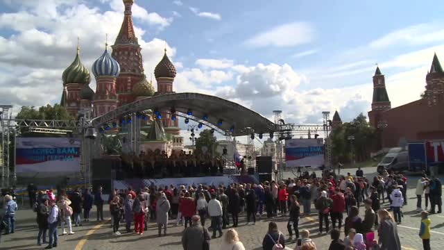 Паралимпийскую сборную России встретили на Красной площади
