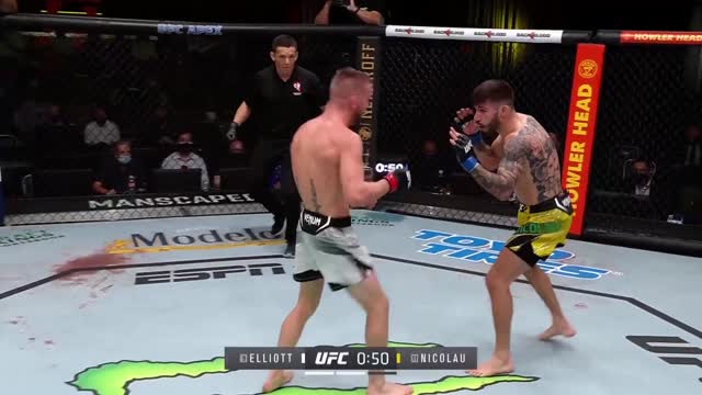 UFC Вегас 39: Тим Эллиот (США) vs Матеус Николау (Бразилия)