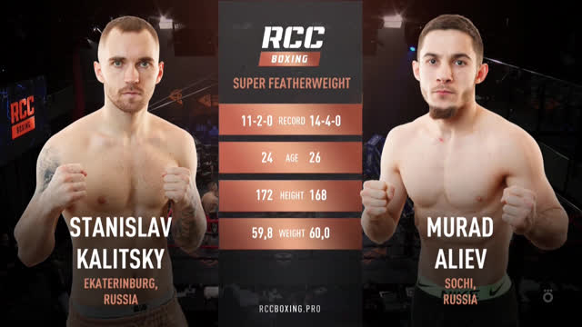 RCC Boxing. Станислав Калицкий vs Мурад Алиев