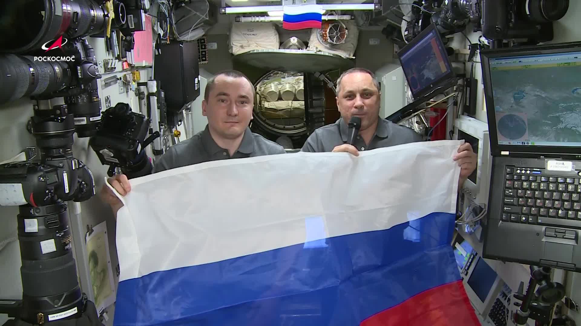 Космонавты пожелали российским спортсменам удачи на Олимпиаде