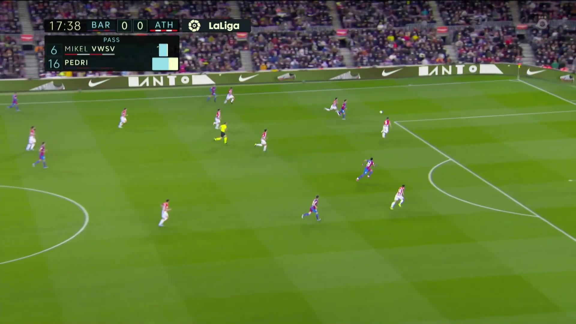 Гави («Барселона») сильно промахнулся из отличной позиции - смотреть ...