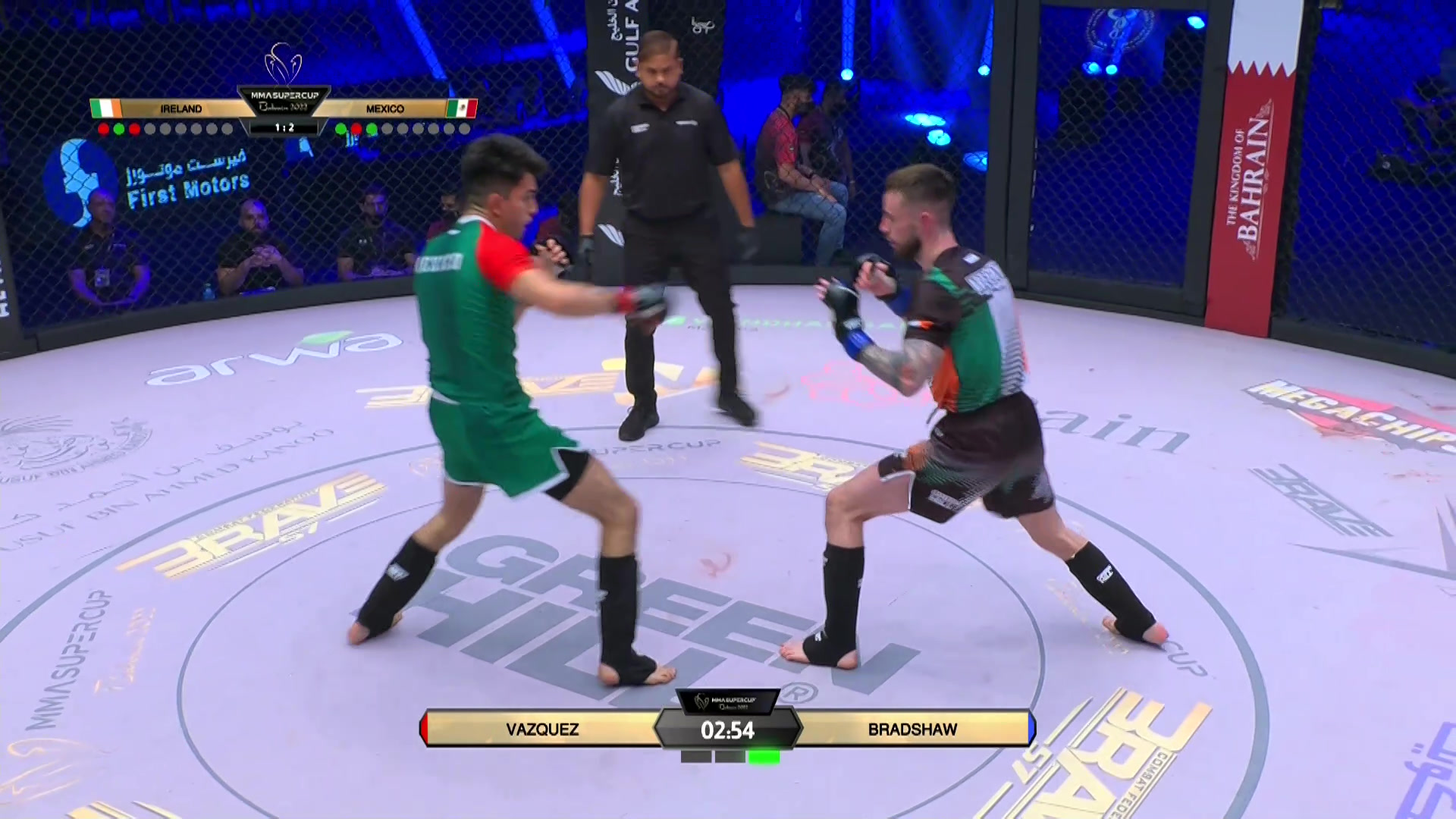 MMA SC. Полуфинал. Ирландия — Мексика (Брэдшоу — Васкез)