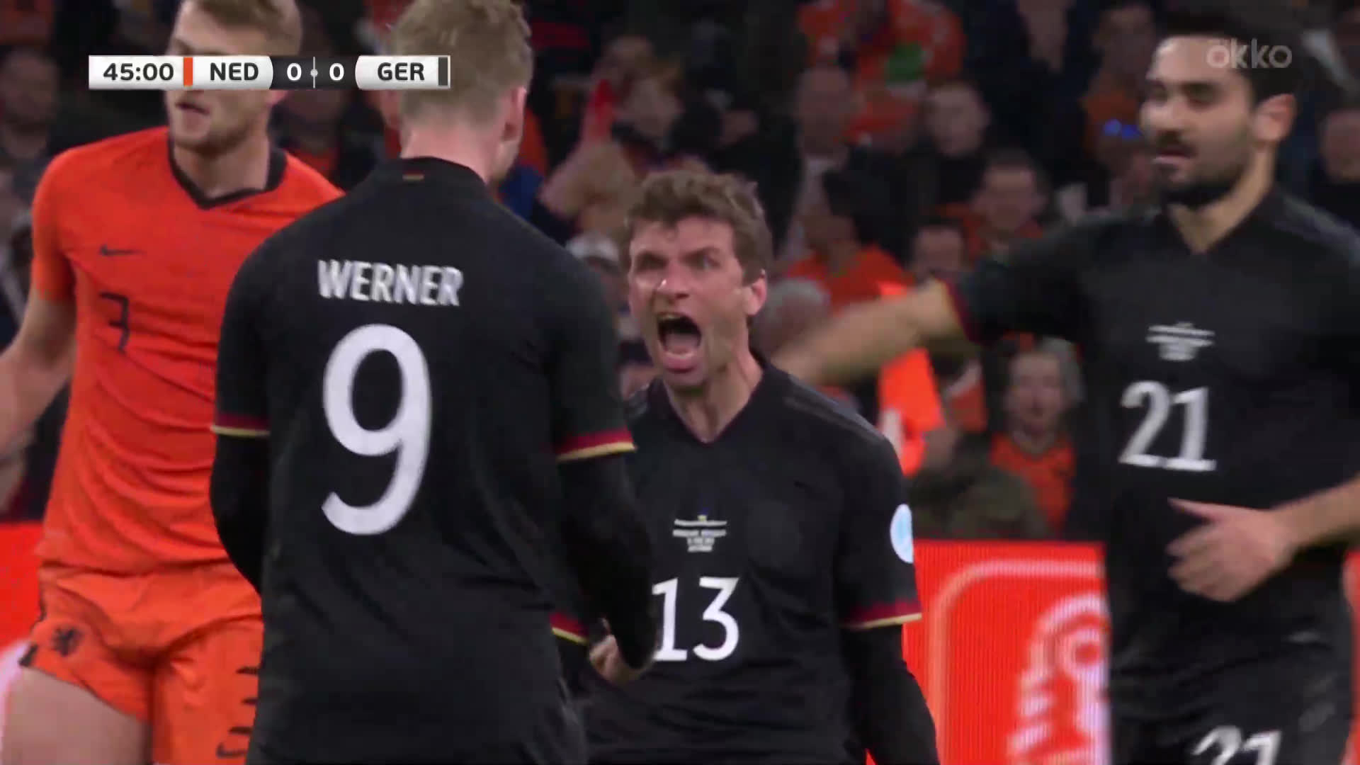 Германия сыграла вничью с Нидерландами в товарищеском матче