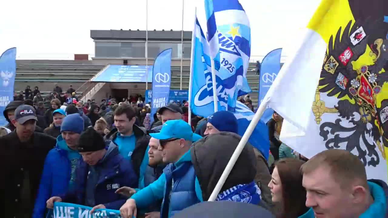 Фанаты «Зенита» и Аршавин в Мурманской области
