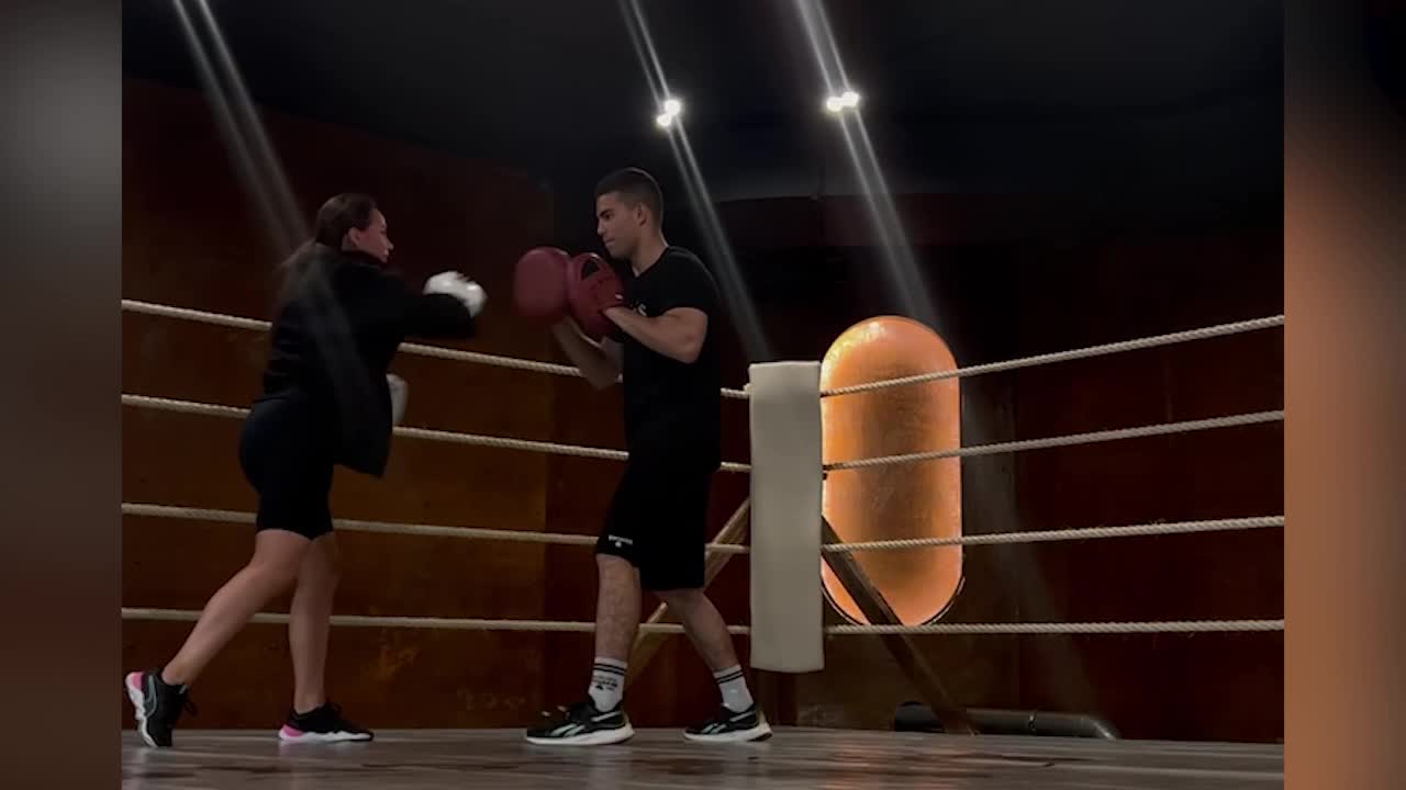 Боксёрская тренировка Алины Загитовой