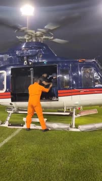 Хасбика на вертолёте доставили в Бахрейн на турнир Brave
