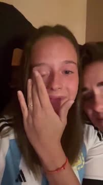 Касаткина плачет после победы сборной Аргентины на ЧМ-2022