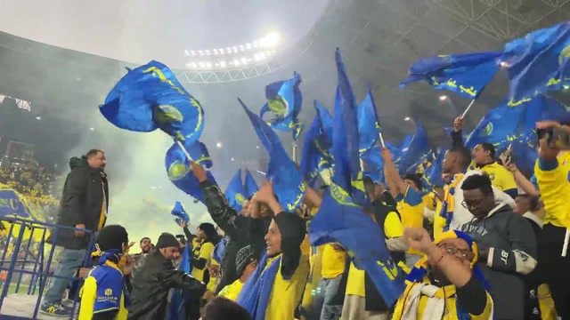 Фанаты «Аль-Насра» устроили дымовое шоу перед матчем