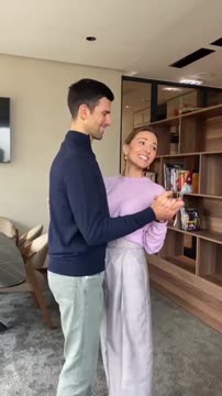 Жена Джоковича показала милое видео танца с мужем