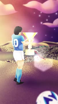 Марадона передал трофей Серии A игрокам «Наполи»