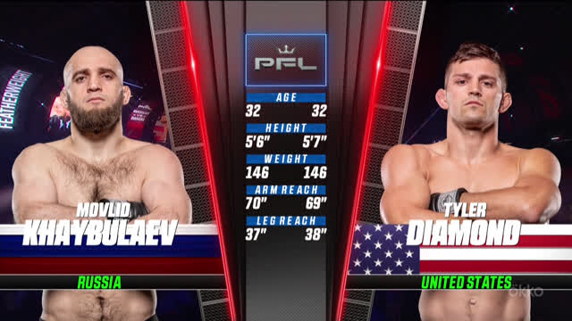 PFL 4. Мовлид Хайбулаев vs Тайлер Даймонд