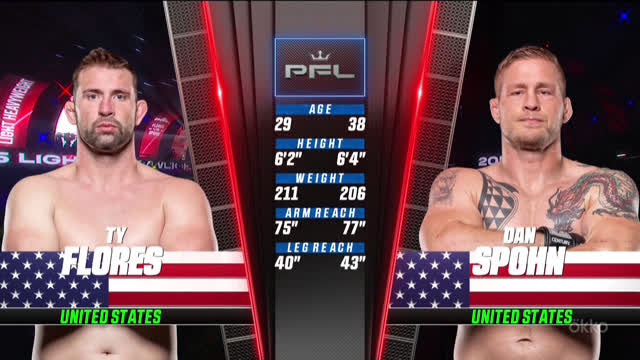 PFL 4. Флорес vs Спон