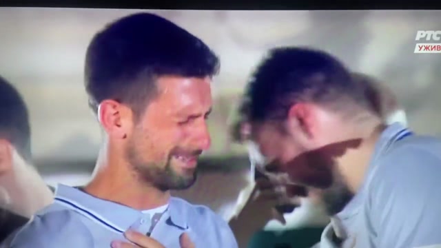 Джокович расплакался вместе с игроками баскетбольной сборной
