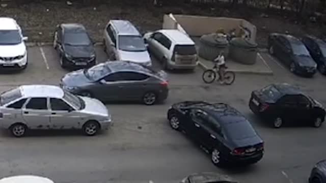 Мигрант на машине попытался наехать на девушку-бойца Алексееву