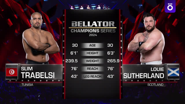 Bellator 2. Трабелси — Сазерленд