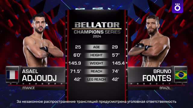 Bellator 2. Аджудж — Фонтес