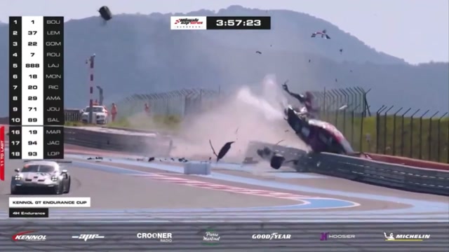 Серьёзная авария во время гонки Kennol GT Endurance Cup