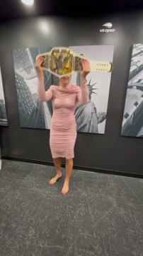 Соболенко получила чемпионский пояс после титула на US Open