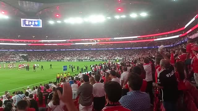 Болельщики «Бенфики после матча с «Карабахом»