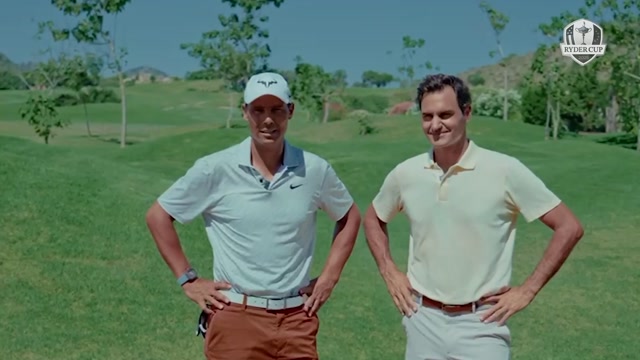 Федерер и Надаль на совместном видео