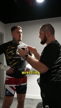 Хабиб дал совет Аспиналлу перед боем за титул UFC