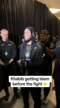 Хабиб настраивает Махачева перед боем на UFC 322