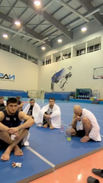 Эдгар Давидс посетил тренировку в школе Хабиба Нурмагомедова