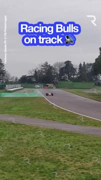 Болид «Рейсинг Буллз» на съёмочном дне сезона-2026